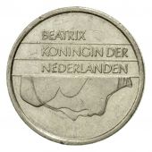 Coin, Netherlands, Beatrix, 25 Cents, 1992, VF(30-35), Nickel, KM:204