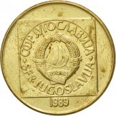 Coin, Yugoslavia, 100 Dinara, 1989, VF(30-35), Brass, KM:134