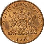 Monnaie, TRINIDAD & TOBAGO, Cent, 1976, Franklin Mint, TTB, Bronze, KM:25