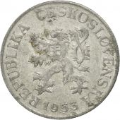 Coin, Czechoslovakia, 25 Haleru, 1953, VF(30-35), Aluminum, KM:39