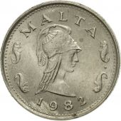 Monnaie, Malte, 2 Cents, 1982, British Royal Mint, TB+, Copper-nickel, KM:58
