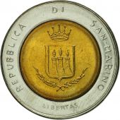 Coin, San Marino, 500 Lire, 1983, Rome, AU(55-58), Bi-Metallic, KM:153