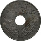 Coin, France, tat franais, 20 Centimes, 1942, Paris, VF(20-25), Zinc