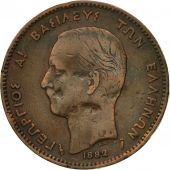 Monnaie, Grce, George I, 5 Lepta, 1882, TB, Cuivre, KM:54