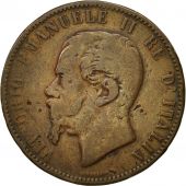 Monnaie, Italie, Vittorio Emanuele II, 10 Centesimi, 1867, Naples, TB, Cuivre