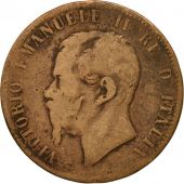 Monnaie, Italie, Vittorio Emanuele II, 10 Centesimi, 1867, Naples, TB, Cuivre