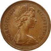 Coin, Great Britain, Elizabeth II, New Penny, 1974, VF(30-35), Bronze, KM:915