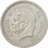 Monnaie, Monaco, Louis II, Franc, 1943, Poissy, TTB, Aluminium, Gadoury:131