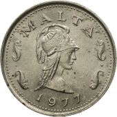 Monnaie, Malte, 2 Cents, 1977, British Royal Mint, TB+, Copper-nickel, KM:9
