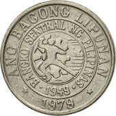 Coin, Philippines, 25 Sentimos, 1979, EF(40-45), Copper-nickel, KM:227