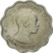 Ghana, 3 Pence, 1958, AU(55-58), Copper-nickel, KM:3