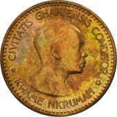 Ghana, 1/2 Penny, 1958, MS(63), Bronze, KM:1
