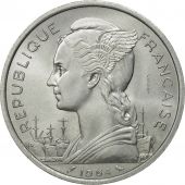 Comoros, 5 Francs, 1964, Pattern, MS(63), Aluminum, KM:E3