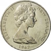 New Zealand, Elizabeth II, Dollar, 1967, MS(63), Copper-nickel, KM:38.1
