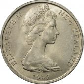 Nouvelle-Zlande, Elizabeth II, 20 Cents, 1967, SPL, Copper-nickel, KM:36.1