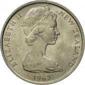 Nouvelle-Zlande, Elizabeth II, 5 Cents, 1967, SPL, Copper-nickel, KM:34.1