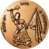 France, Medal, Jeanne Hachette , Beauvais, 1472, Bosc, MS(60-62), Bronze