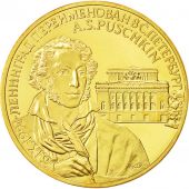 Russia, Medal, CCCP Russie, A.S.Puschkin, 1991, MS(64), Nickel-brass