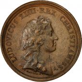 France, Medal, Louis XIV, Etablissement de LHopital Gnral pour les Pauvres