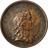 France, Medal, Louis XIV, Prise de St Venant, Leve du Sige dArdres, 1657