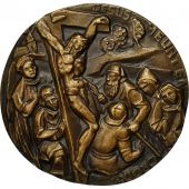 France, Medal, La Crucifixion de Jsus, Drivier, SUP+, Bronze