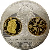 France, Mdaille, Histoire de la monnaie Franaise, Louis dor de Louis XIV