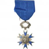 France, Ordre National du Mrite, Medal, 1963, Uncirculated, Silvered bronze