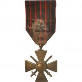 France, Croix de Guerre, Une Etoile, Mdaille, 1914-1917, Trs bon tat
