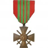 France, Croix de Guerre, Mdaille, 1939, Non circul, Bronze, 37