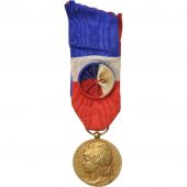 France, Mdaille dhonneur du travail, Mdaille, Trs bon tat, Vermeil, 27