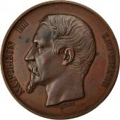 Algeria, Medal, Napolon III, Chemins de Fer Dcrts, 1857, Bovy