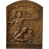 Algeria, Medal, Les Hros dAfrique, LAlgrienne, 1916, Ebstein, AU(55-58)
