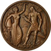 Algeria, Medal, Electricit et Gaz dAlgrie, Lagriffoul, AU(50-53), Bronze