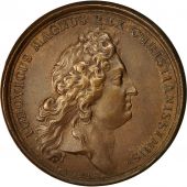 France, Medal, Louis XIV, Paix avec Alger, 1684, Mauger, AU(55-58), Bronze
