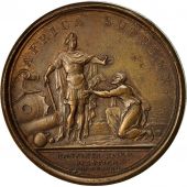 France, Mdaille, Louis XIV, Paix avec Alger, 1684, Mauger, SUP, Bronze