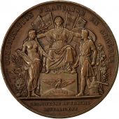 Algeria, Medal, Concours Agricole de Mascara, Colonisation Franaise, 1860