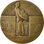 Algeria, Medal, Crdit Foncier dAlgrie et de Tunisie, 1930, Dautel