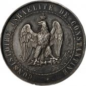 Algeria, Medal, Consistoire Isralite de Constantine, 1864, AU(50-53), Silver