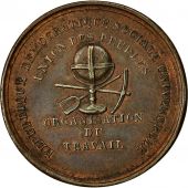 Algeria, Medal, Arrive des Colons  Arzew, 1848, AU(50-53), Copper
