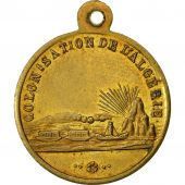 Algeria, Mdaille, Colonisation de lAlgrie, 1848, SUP, Laiton