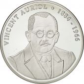 France, Medal, Les Prsidents de la Rpublique, Vincent Auriol, MS(64), Silver
