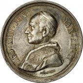 Vatican, Medal, Le Pape Lon XIII, 1888, Blanchi, MS(60-62), Silver