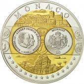 Monaco, Medal, Europe, Rainier III, 2003, MS(64), Silver