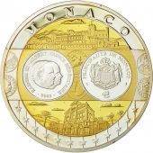 Monaco, Medal, Europe, Rainier III-Albert, 2003, MS(64), Silver