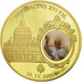 Vatican, Mdaille, Le Pape Benoit XVI, 2011, FDC, Copper Gilt