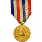 France, Mdaille des cheminots, Medal, Excellent Quality, Favre-Bertin, Gilt