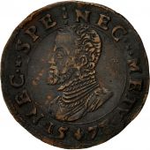 Belgique, Jeton, Flandres, Philippe II dEspagne, 1578, TTB, Cuivre