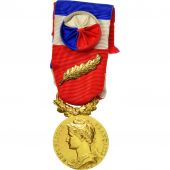 France, Mdaille dhonneur du travail, Medal, 1975, Excellent Quality, Borrel