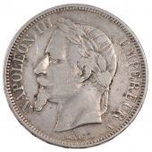 Second Empire, 5 Francs Napolon III Laureate Head