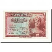 Espagne, 10 Pesetas, 1935, KM:86a, SPL+